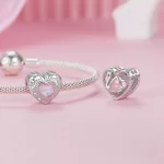 Koraliki baletowe w stylu PANDORA - SCC2759