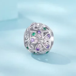 Koraliki kwiatowe w stylu PANDORA - SCC2741