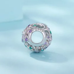 Koraliki kwiatowe w stylu PANDORA - SCC2741