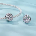 Koraliki kwiatowe w stylu PANDORA - SCC2741