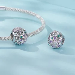 Koraliki kwiatowe w stylu PANDORA - SCC2741