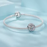 Koraliki kwiatowe w stylu PANDORA - SCC2741