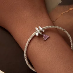 Koraliki z literami miłosnymi w stylu PANDORA - BSC974