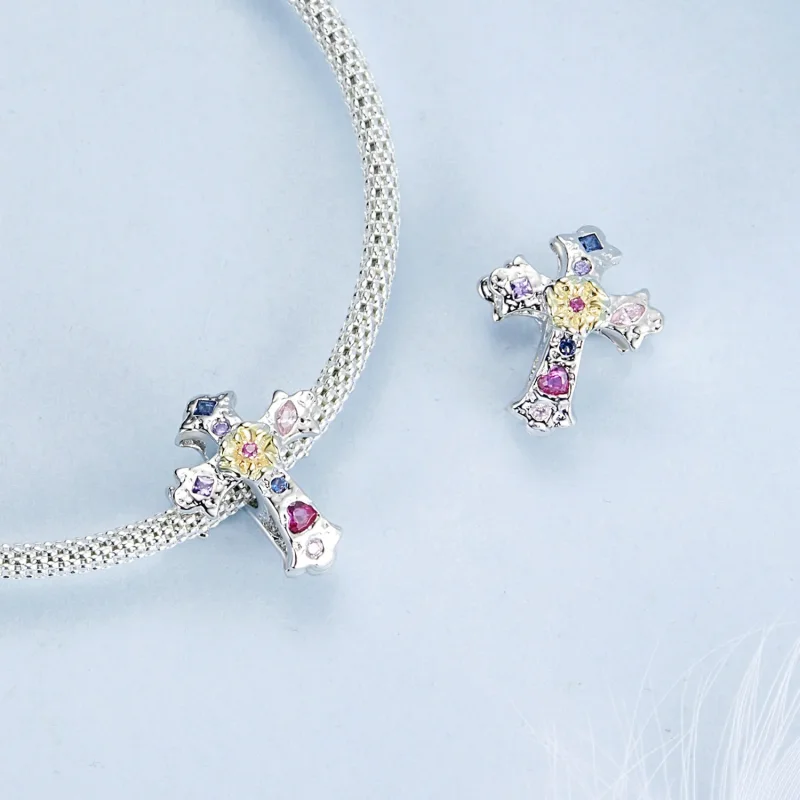 (zdjęcie do) Krzyż w stylu vintage PANDORA - BSC1005 - Wyświetl 4