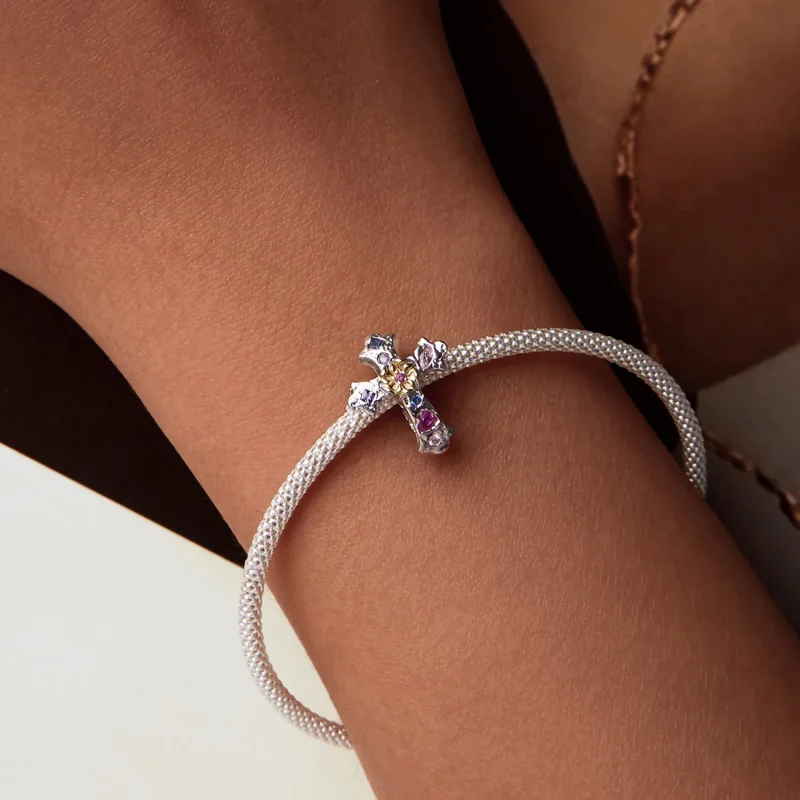 (zdjęcie do) Krzyż w stylu vintage PANDORA - BSC1005 - Wyświetl 6
