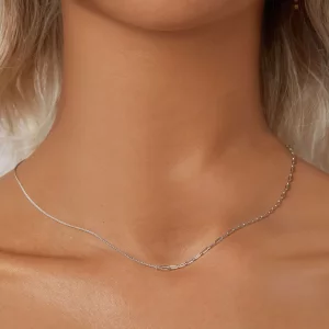 Modny łańcuszek w stylu PANDORA - BSA007