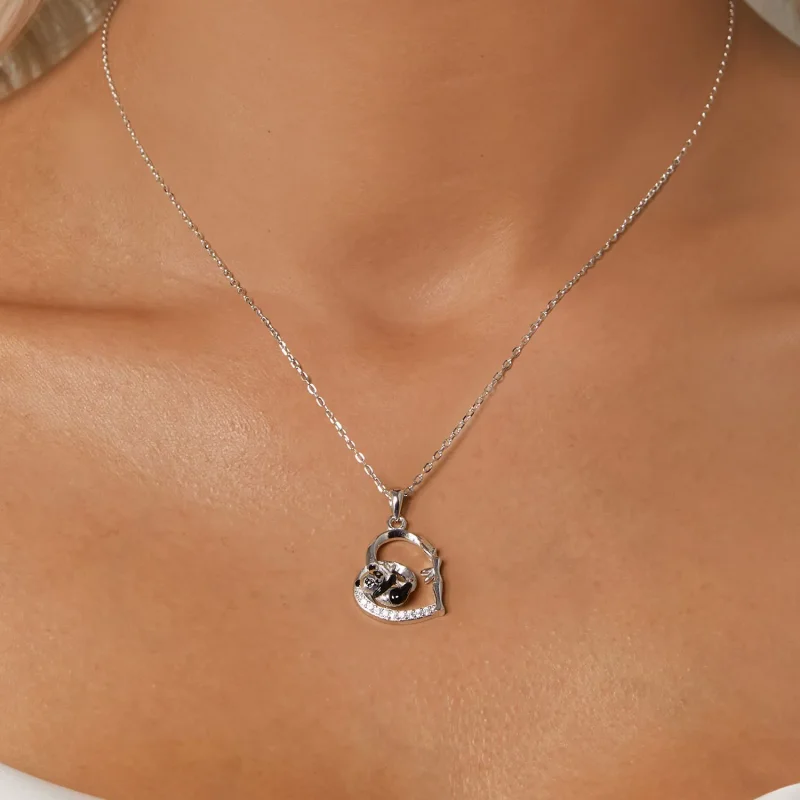 (zdjęcie do) Naszyjnik Panda w stylu PANDORA - SCN515 - Wyświetl 5