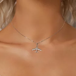 Naszyjnik samolotowy w stylu PANDORA - SCN522