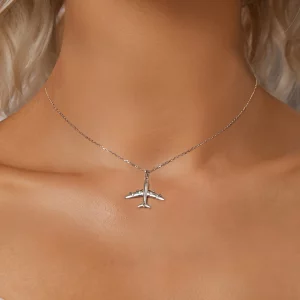 Naszyjnik samolotowy w stylu PANDORA - SCN522