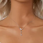Naszyjnik z galaktyką zachodu słońca w stylu PANDORA - BSN380