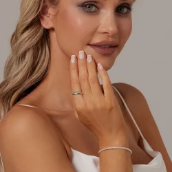 Otwarty pierścionek w kształcie gwiazdy PANDORA - BSR547-E