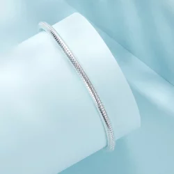 Podstawowa bransoletka PANDORA Style Forever Love z kością węża - SCB272
