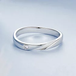 Prosty pierścionek w stylu PANDORA - BSR524