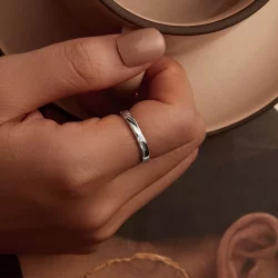 Prosty pierścionek w stylu PANDORA - BSR524