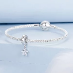 Silikonowe koraliki dystansowe w stylu PANDORA Starlight - BSC984