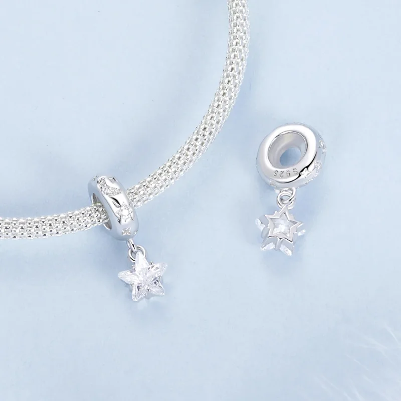 (zdjęcie do) Silikonowe koraliki dystansowe w stylu PANDORA Starlight - BSC984 - Wyświetl 4