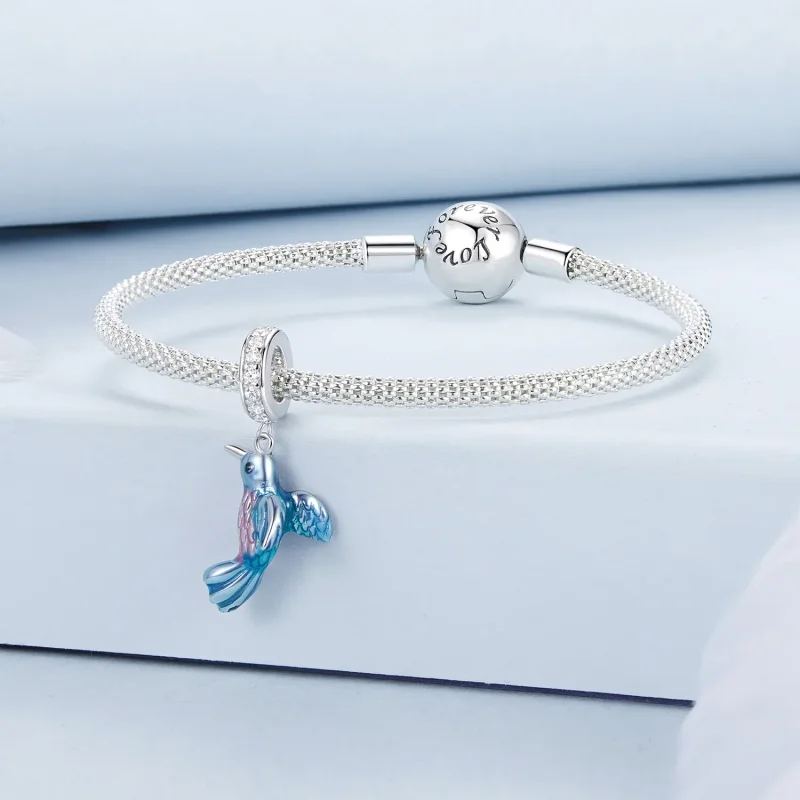 (zdjęcie do) Wisiorek Kingfisher w stylu PANDORA - BSC1004 - Wyświetl 3
