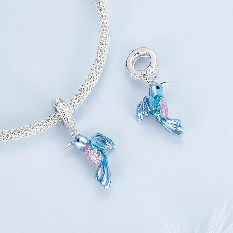(zdjęcie do) Wisiorek Kingfisher w stylu PANDORA - BSC1004 - Wyświetl 4