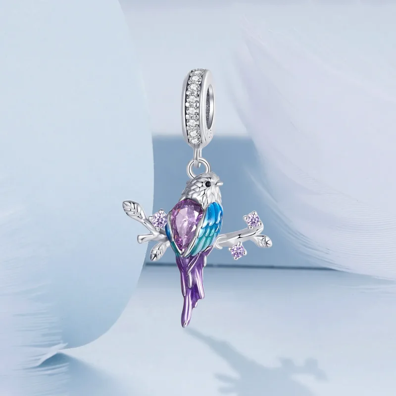 (zdjęcie do) Wisiorek Kingfisher w stylu PANDORA - BSC985 - Wyświetl 2