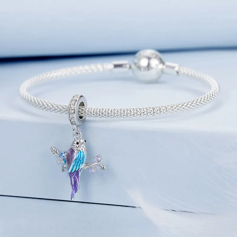 (zdjęcie do) Wisiorek Kingfisher w stylu PANDORA - BSC985 - Wyświetl 3