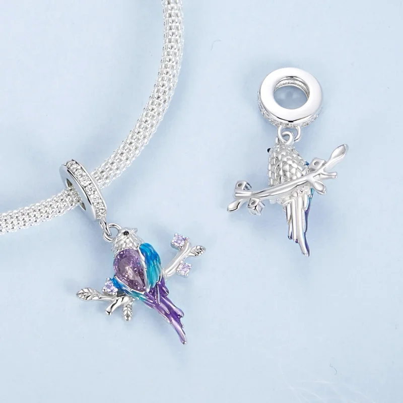 (zdjęcie do) Wisiorek Kingfisher w stylu PANDORA - BSC985 - Wyświetl 4