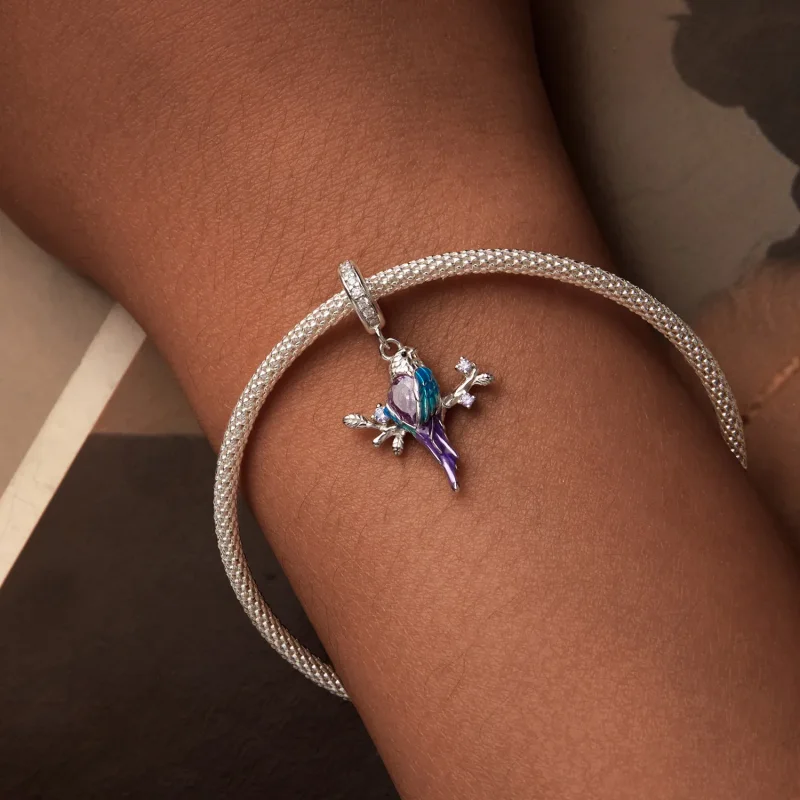 (zdjęcie do) Wisiorek Kingfisher w stylu PANDORA - BSC985 - Wyświetl 6