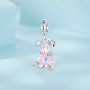 Wisiorek z misiem fantasy w stylu PANDORA - SCC2754
