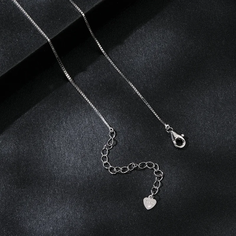 (zdjęcie do) Wykwintny naszyjnik z Moissanite w kształcie serca w kształcie serca PANDORA (je - Wyświetl 4