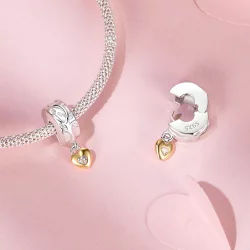 Zawieszka z klamrą w kształcie drzewa życia w stylu PANDORA - BSC1003