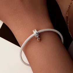 Zawieszka z klamrą w kształcie drzewa życia w stylu PANDORA - BSC1003