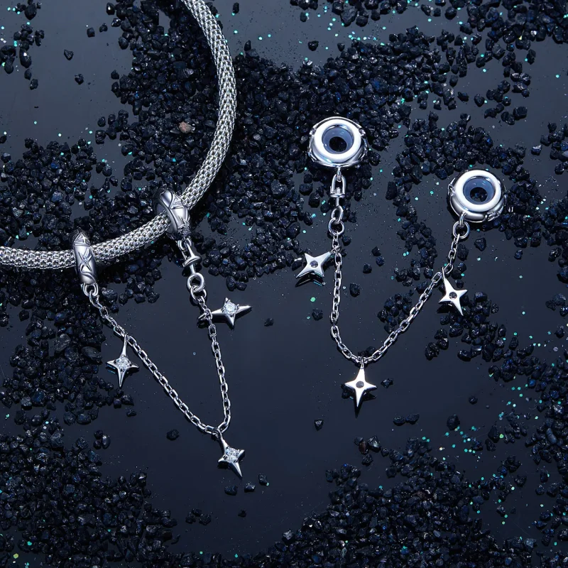 (zdjęcie do) Łańcuszek zabezpieczający Starburst typu PANDORA - SCC2789 - Wyświetl 4