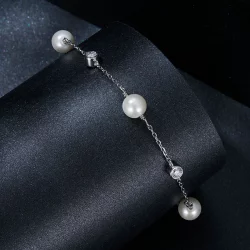 Bransoletka PANDORA Style Morski Rytm 0,1 ct (z jednym certyfikatem) - MSB017