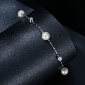 Bransoletka PANDORA Style Morski Rytm 0,1 ct (z jednym certyfikatem) - MSB017