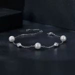 Bransoletka PANDORA Style Morski Rytm 0,1 ct (z jednym certyfikatem) - MSB017