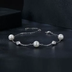Bransoletka PANDORA Style Morski Rytm 0,1 ct (z jednym certyfikatem) - MSB017