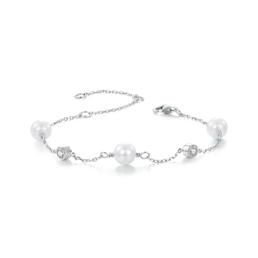 Bransoletka PANDORA Style Morski Rytm 0,1 ct (z jednym certyfikatem) - MSB017