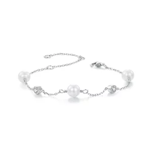 Bransoletka PANDORA Style Morski Rytm 0,1 ct (z jednym certyfikatem) - MSB017