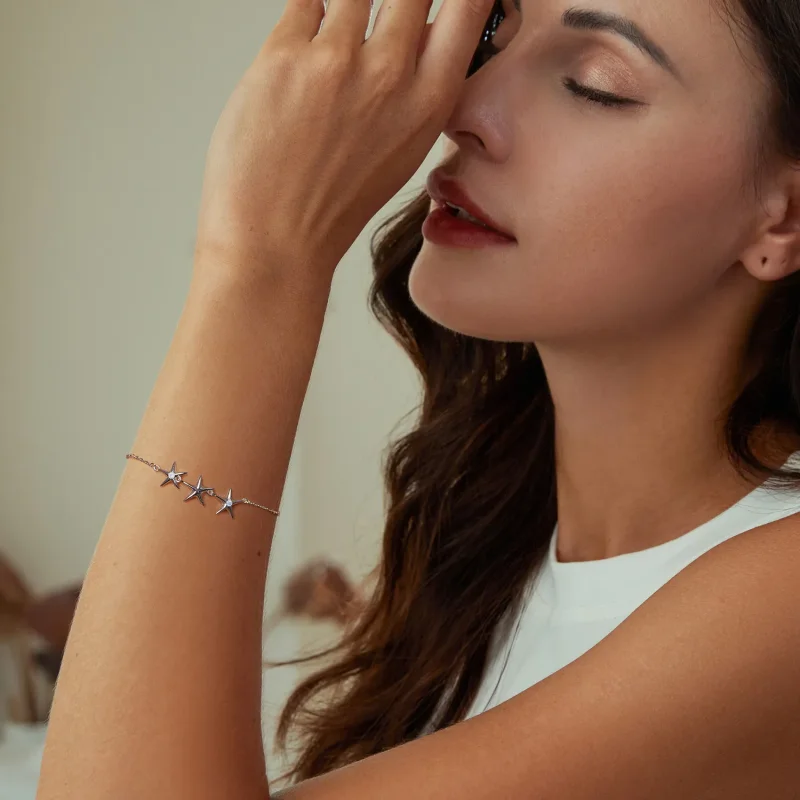 (zdjęcie do) Bransoletka PANDORA Style Rozgwiazda - SCB275 - Wyświetl 7