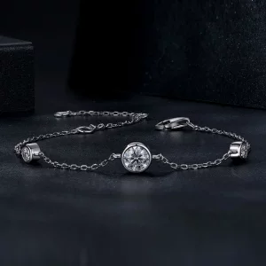 Bransoletka PANDORA Style Starry Moissanite (z jednym certyfikatem) - MSB018