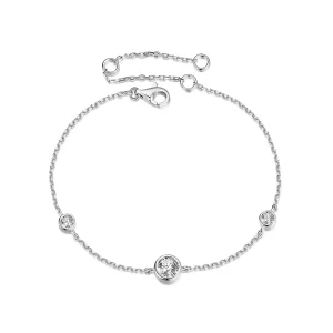 Bransoletka PANDORA Style Starry Moissanite (z jednym certyfikatem) - MSB018