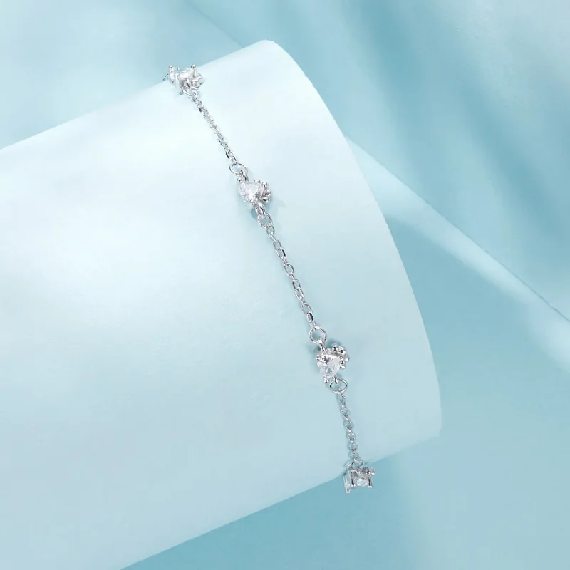 (zdjęcie do) Bransoletka z łapką psa w stylu PANDORA - SCB271 - Wyświetl 2