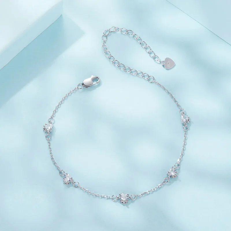 (zdjęcie do) Bransoletka z łapką psa w stylu PANDORA - SCB271 - Wyświetl 3