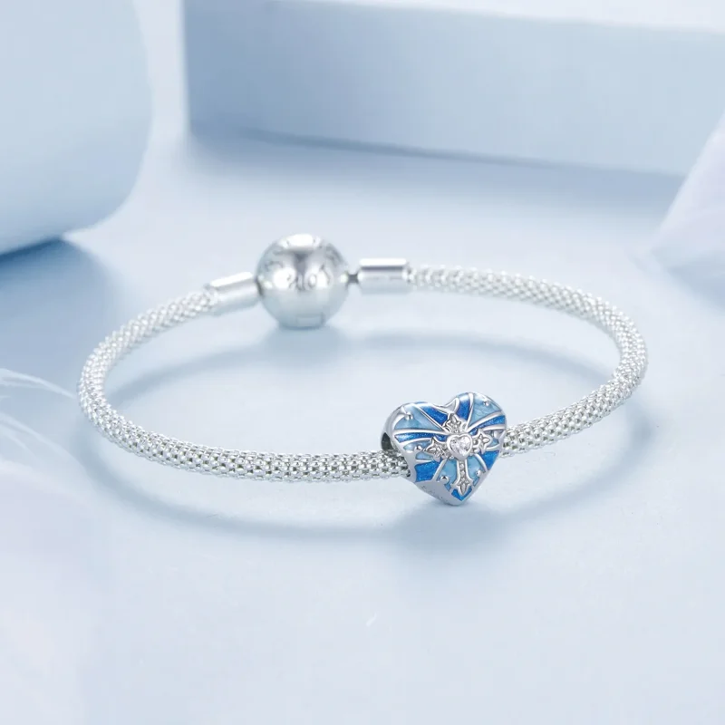 (zdjęcie do) Charms w kształcie krzyża w stylu PANDORA - BSC1024 - Wyświetl 5