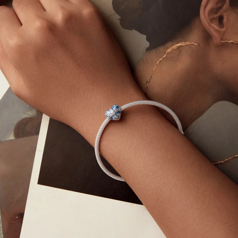 (zdjęcie do) Charms w kształcie krzyża w stylu PANDORA - BSC1024 - Wyświetl 6