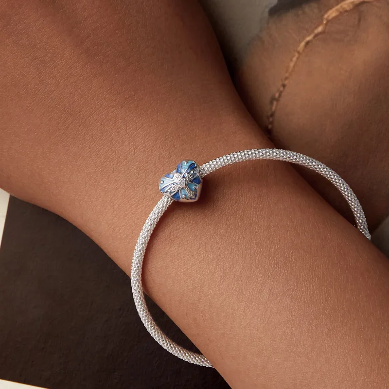 (zdjęcie do) Charms w kształcie krzyża w stylu PANDORA - BSC1024 - Wyświetl 7