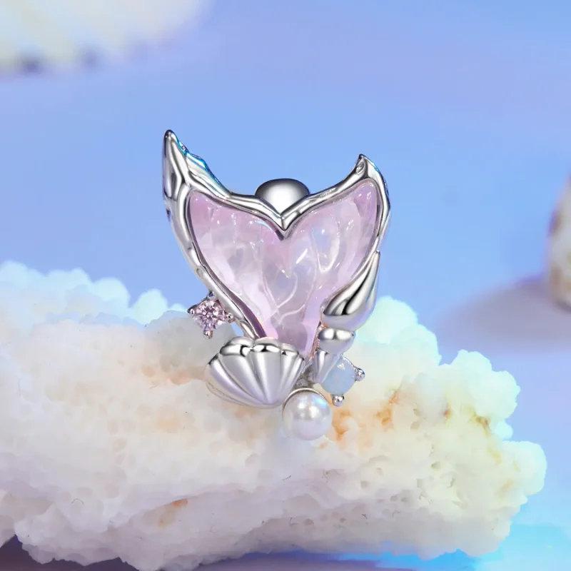 (zdjęcie do) Charms w kształcie rybiego ogona w stylu PANDORA Fantasy - SCC2770 - Wyświetl 2