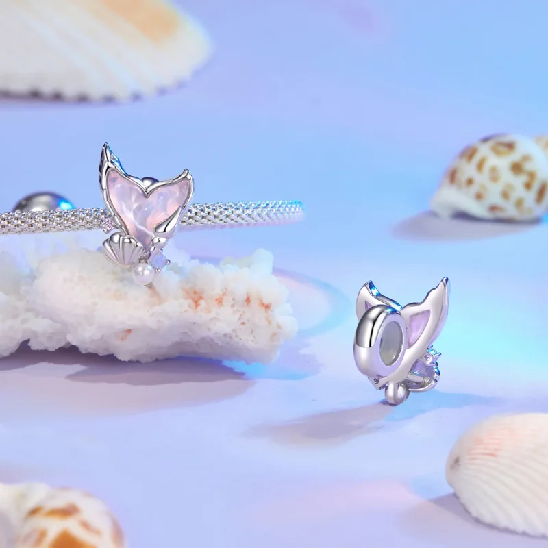 (zdjęcie do) Charms w kształcie rybiego ogona w stylu PANDORA Fantasy - SCC2770 - Wyświetl 4