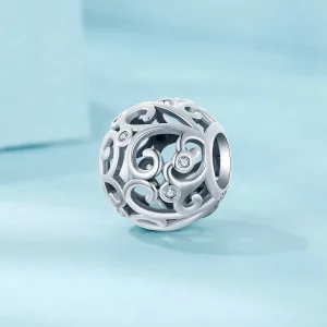 Charms w stylu PANDORA z kędzierzawą trawą - SCC2785