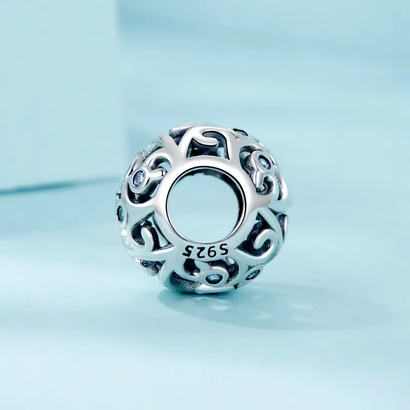 (zdjęcie do) Charms w stylu PANDORA z kędzierzawą trawą - SCC2785 - Wyświetl 3