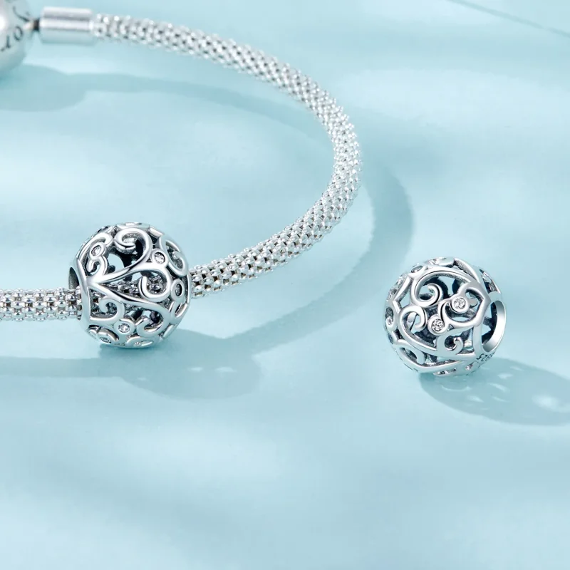 (zdjęcie do) Charms w stylu PANDORA z kędzierzawą trawą - SCC2785 - Wyświetl 4